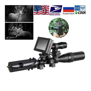 Professional Sharp Shooter Night Vision Optic IR Scope Package